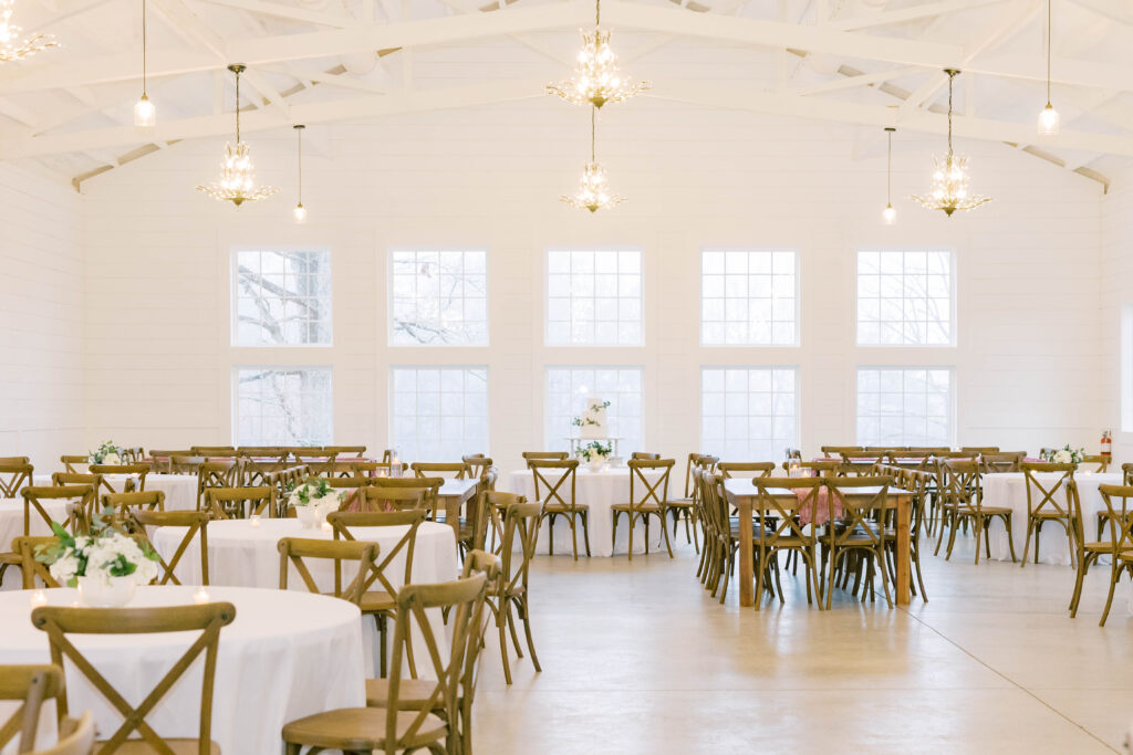 heron hill wedding | Reception space at heron hill venue