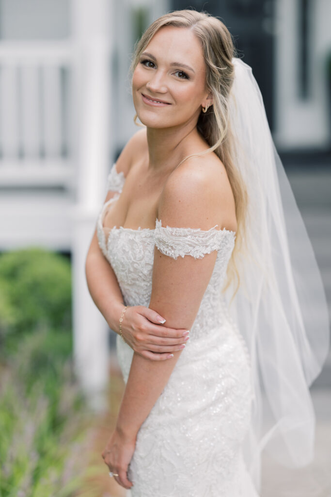 Bridal Portraits | Bride at wedding venue