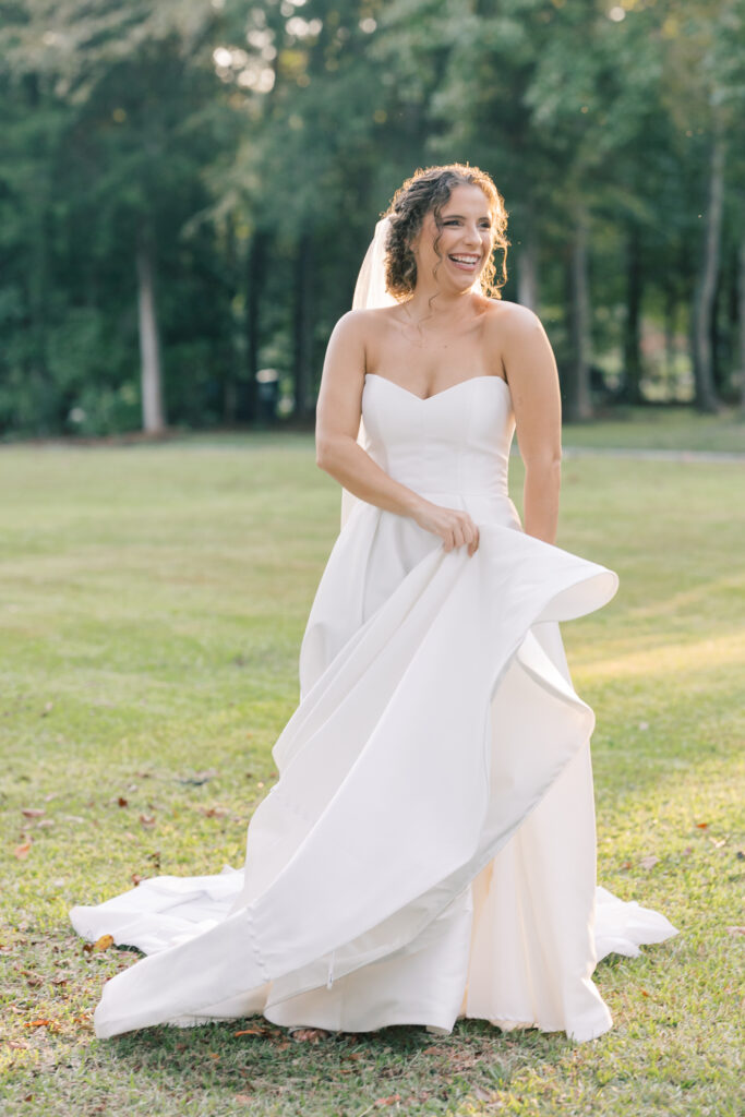  Bridal Portraits | bride laughing during portrait