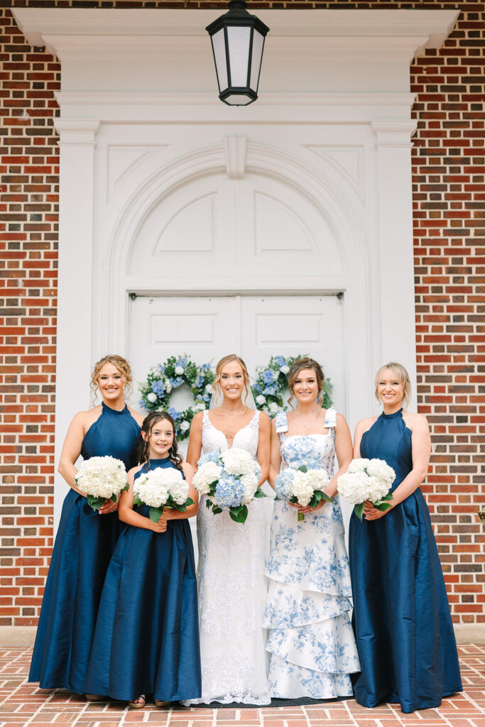 Columbia South Carolina Photographer | 701 Whaley Wedding|  Bride with bridesmaids